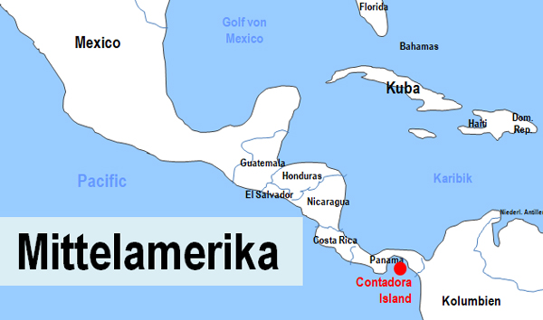Karte Fhren von und nach Contadora Island