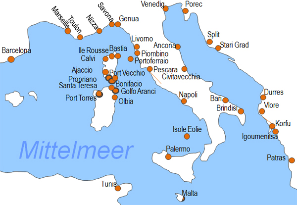Fähren Grimaldi Lines Fährgesellschaft Reederei